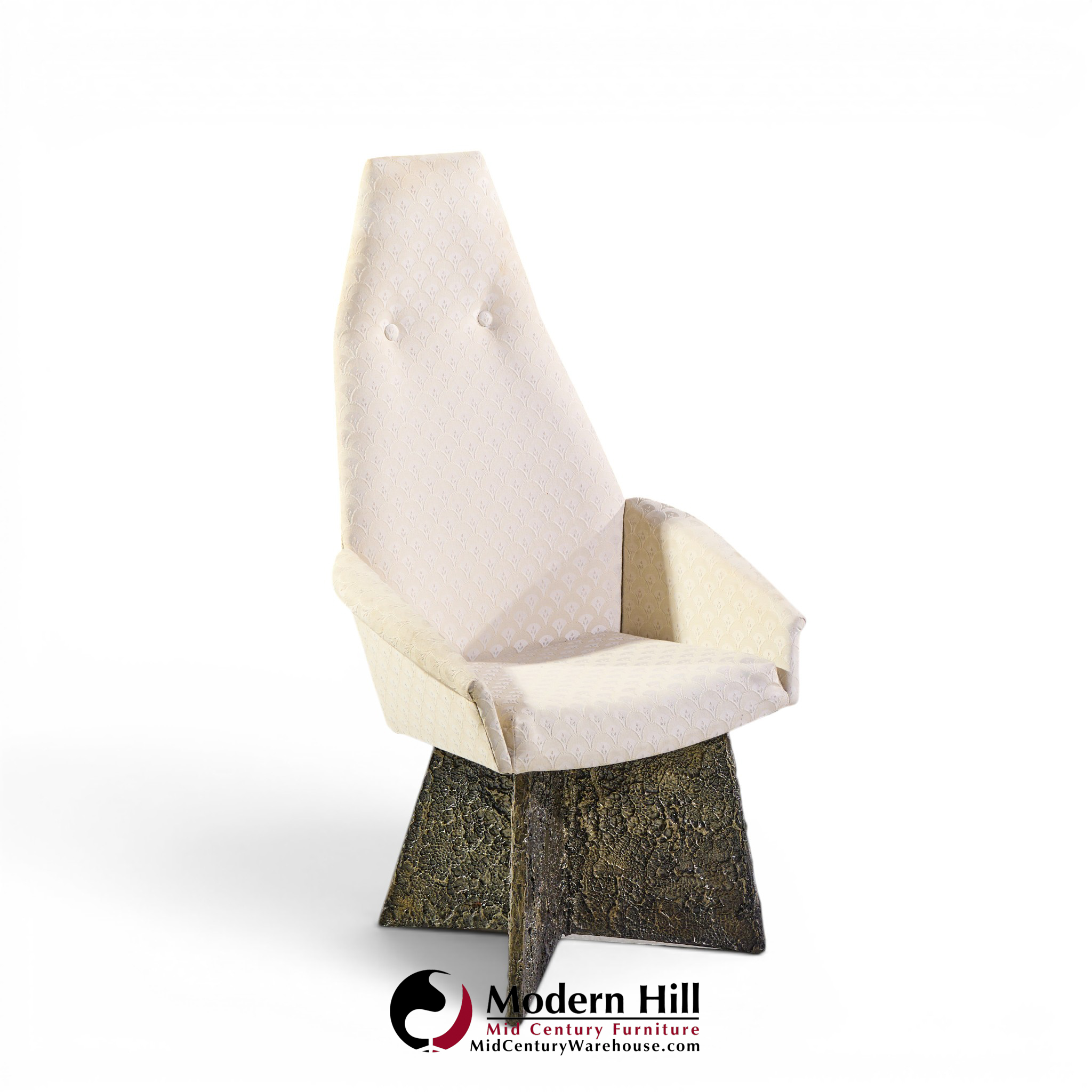 adrian pearsall for craft associates mid century brutalist dining chairs - set of 6