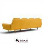 adrian pearsall for craft associates mid century walnut gondola sofa