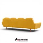 adrian pearsall for craft associates mid century walnut gondola sofa