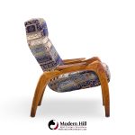 adrian pearsall for craft associates mid century walnut lounge chairs - pair