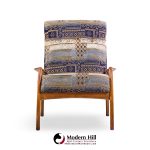 adrian pearsall for craft associates mid century walnut lounge chairs - pair