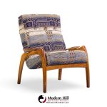 adrian pearsall for craft associates mid century walnut lounge chairs - pair