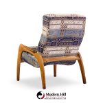 adrian pearsall for craft associates mid century walnut lounge chairs - pair