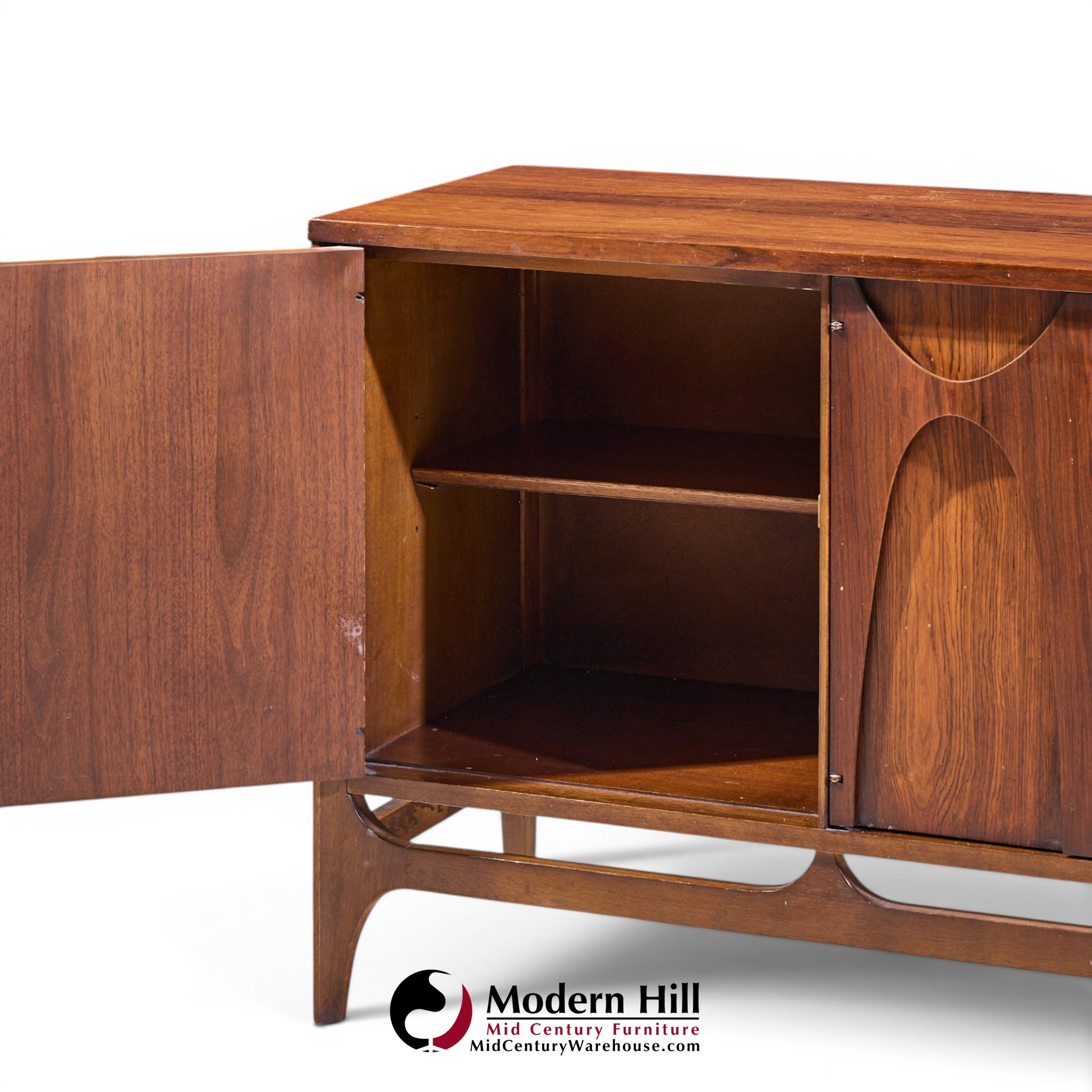broyhill brasilia mid century rosewood credenza
