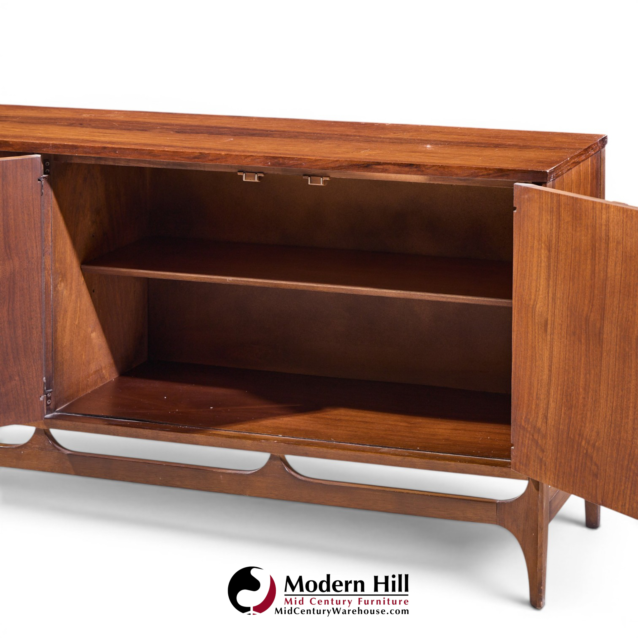 broyhill brasilia mid century rosewood credenza
