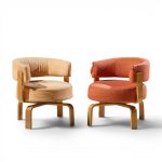 carina bengs for ikea fridene mid century swedish bentwood swivel lounge chairs - pair