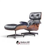 charles and ray eames for herman miller mid century rosewood eames chair and ottoman