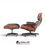 charles and ray eames for herman miller mid century rosewood eames chair and ottoman