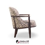 edward wormley for dunbar janus model 5705 mid century mahogany lounge chair - pair