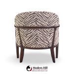 edward wormley for dunbar janus model 5705 mid century mahogany lounge chair - pair
