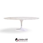 eero saarinen for knoll mid century tulip 84 inch marble dining table