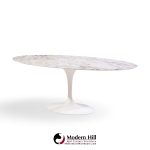 eero saarinen for knoll mid century tulip 84 inch marble dining table
