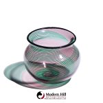ercole barovier toso mid century murano italian art glass vase