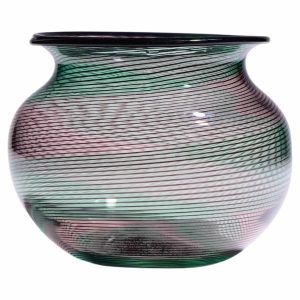 ercole barovier toso mid century murano italian art glass vase