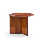 frank lloyd wright for henredon mid century mahogany taliesin side end table