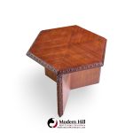 frank lloyd wright for henredon mid century mahogany taliesin side end table