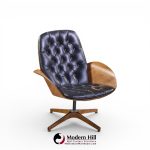 george mulhauser for plycraft mrs. chair mid century lounge chairs - pair