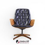 george mulhauser for plycraft mrs. chair mid century lounge chairs - pair