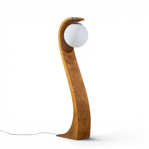 jack haywood for modeline mid century serpentine floor lamp