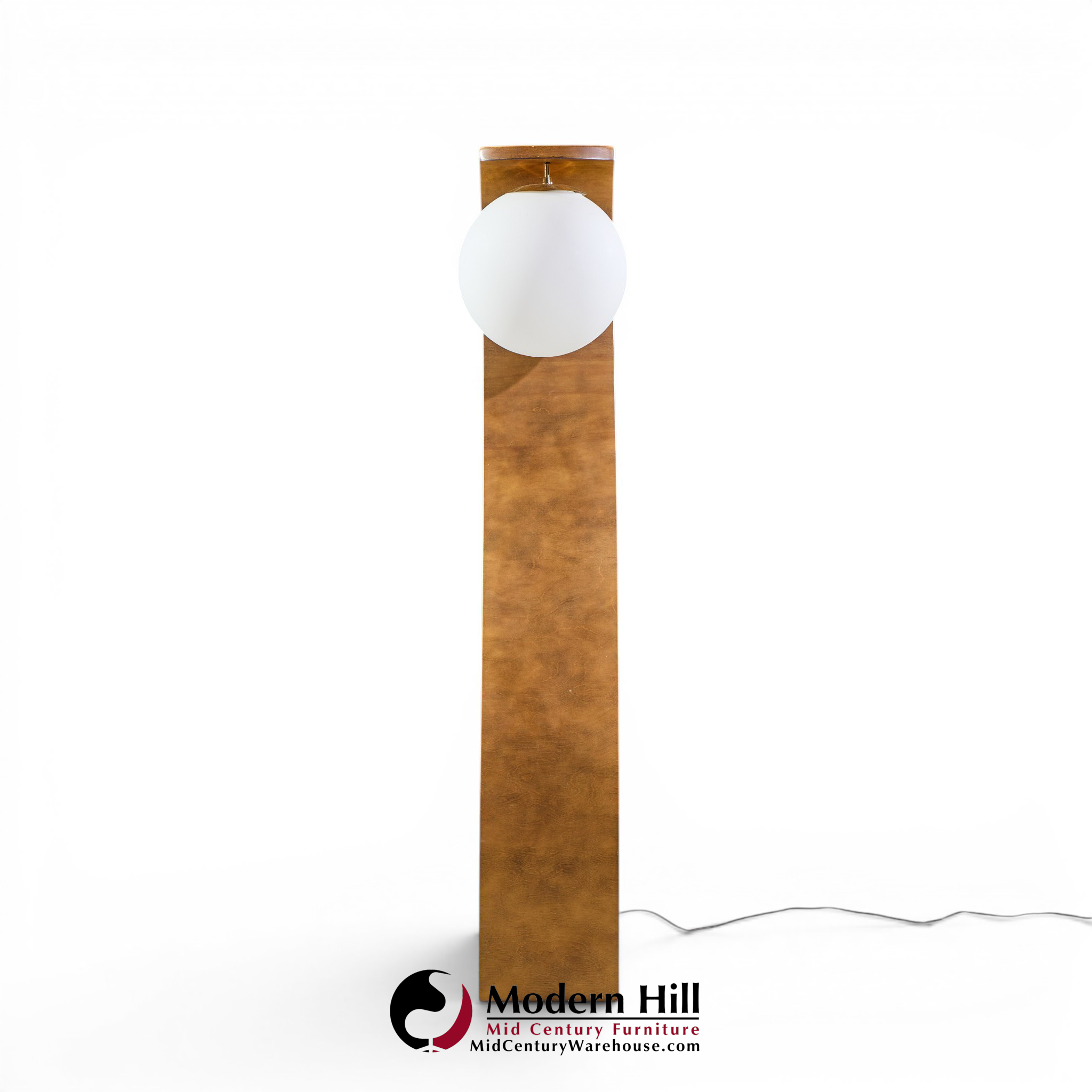 jack haywood for modeline mid century serpentine floor lamp