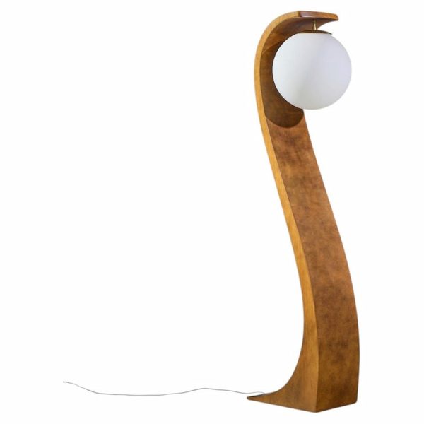 jack haywood for modeline mid century serpentine floor lamp