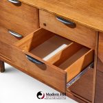 jens risom mid century walnut file credenza
