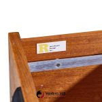 jens risom mid century walnut file credenza