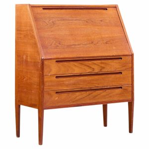 kai kristiansen for tørring møbelfabrik mid century danish teak secretary desk