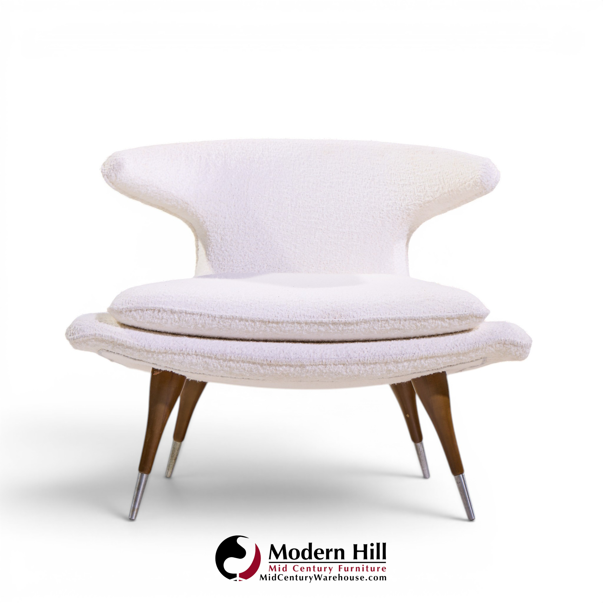 karpen of california mid century horn chair