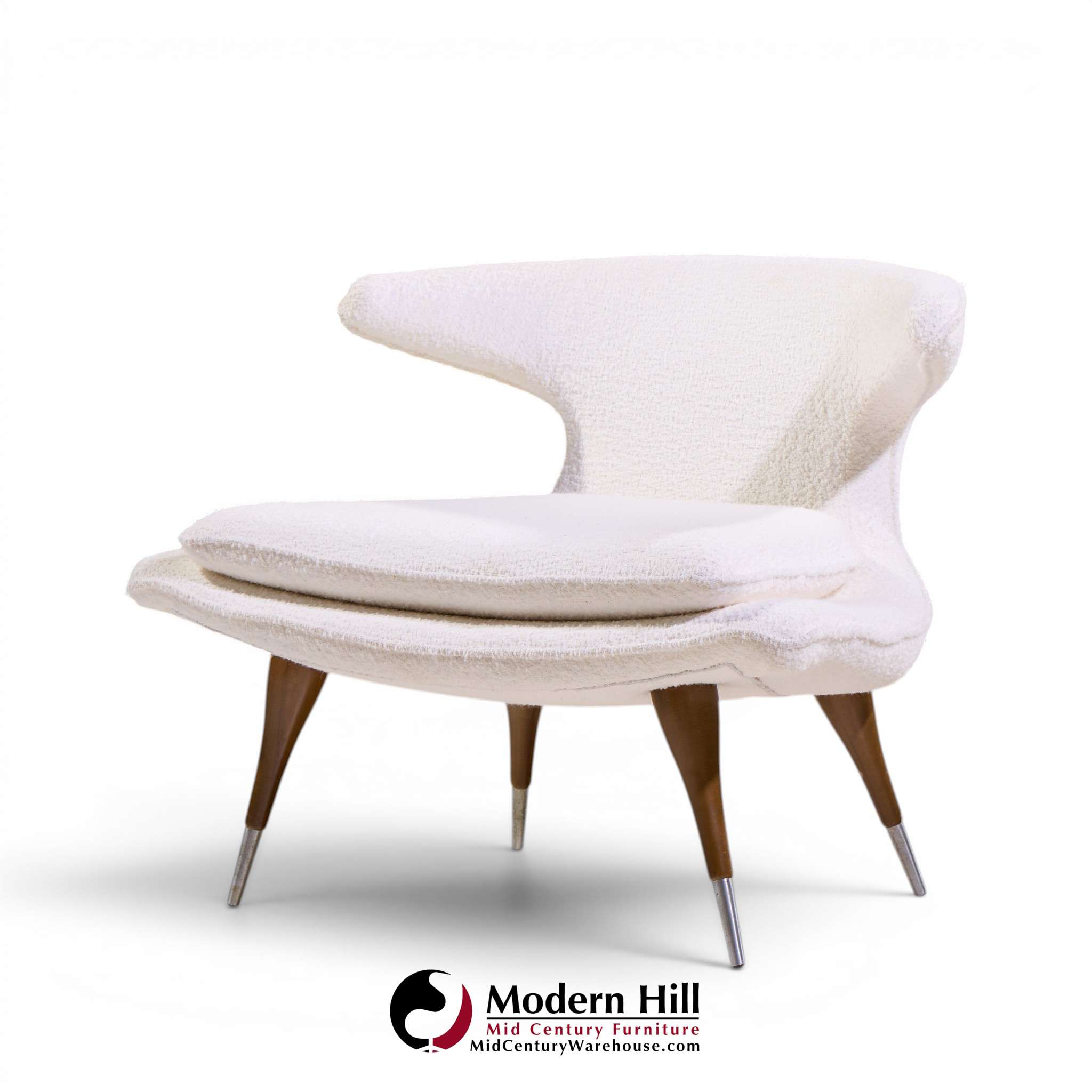 karpen of california mid century horn chair
