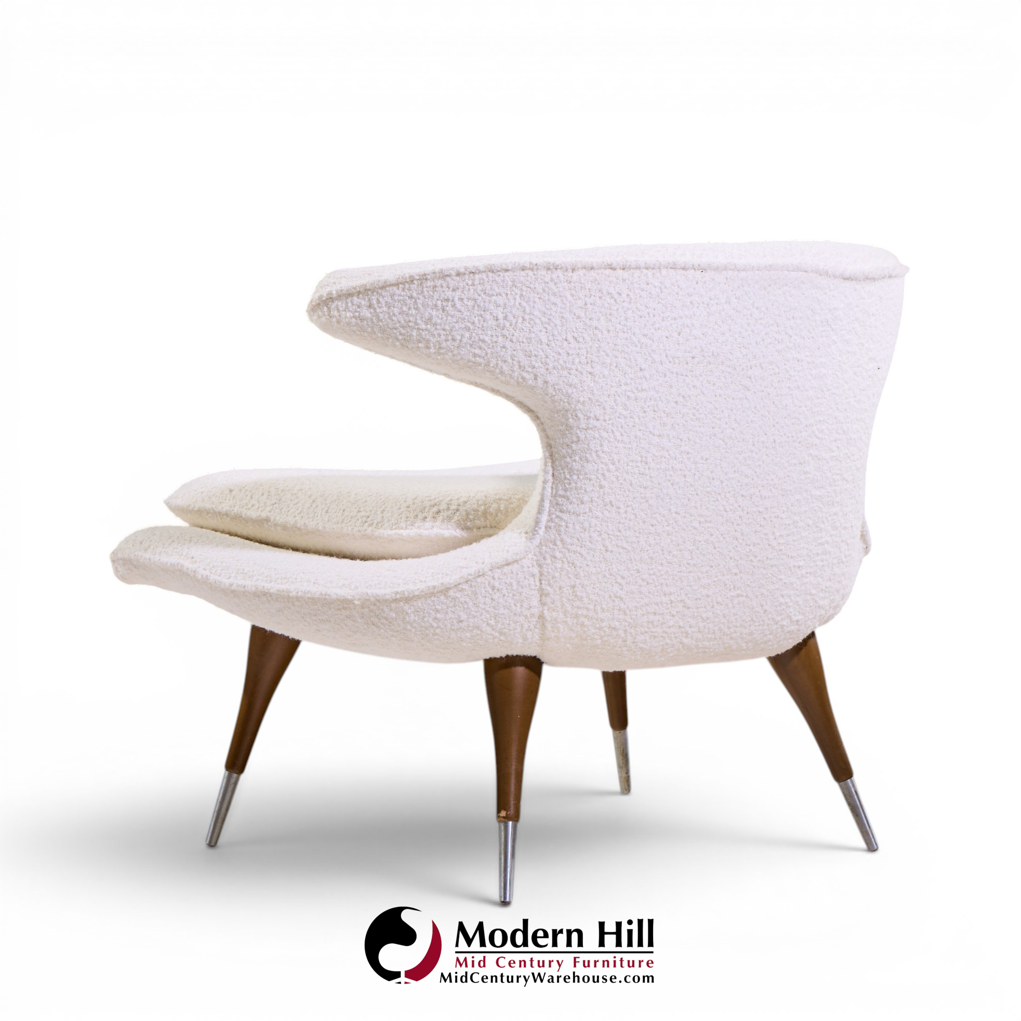 karpen of california mid century horn chair