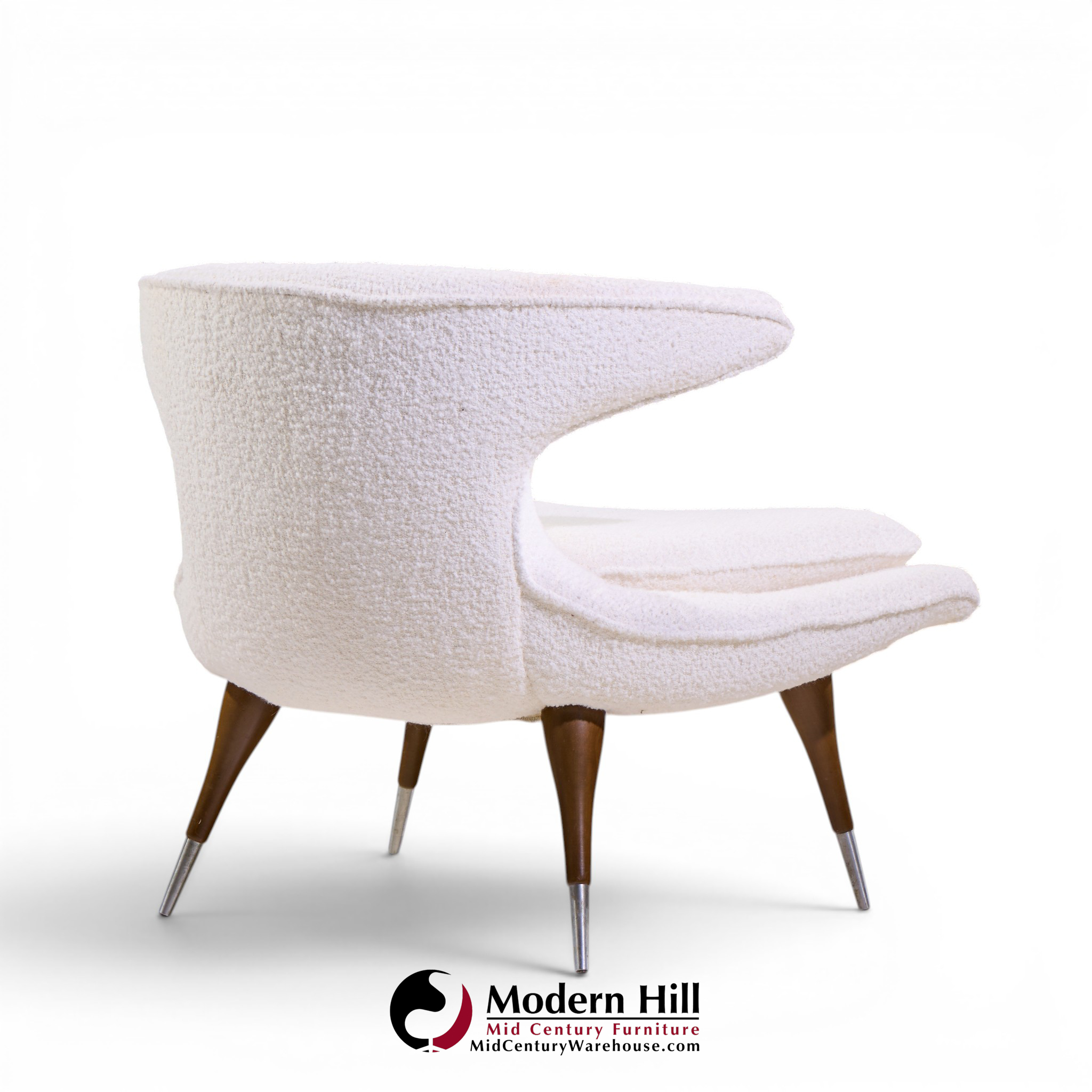 karpen of california mid century horn chair