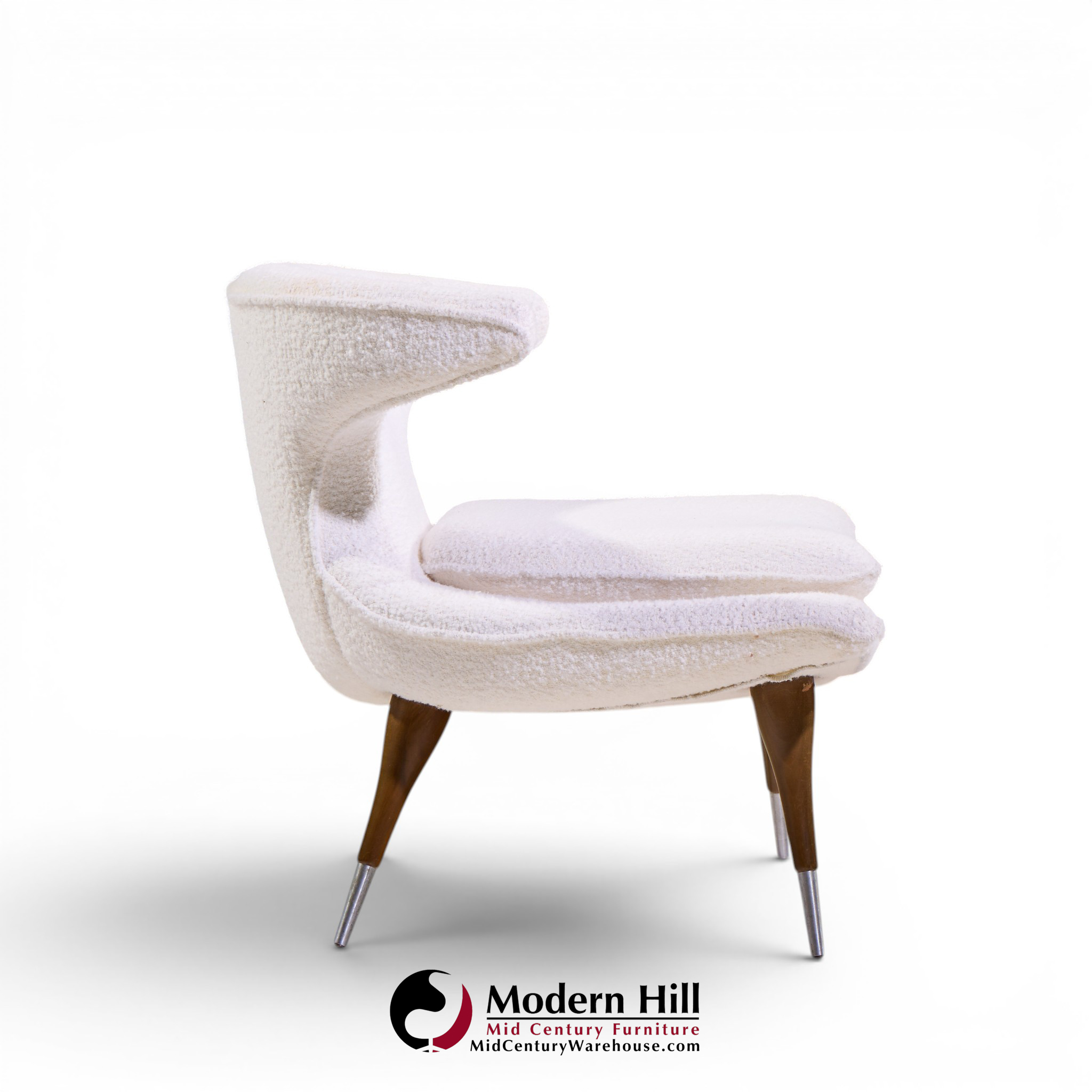 karpen of california mid century horn chair