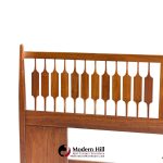 kipp stewart for drexel declaration mid century walnut king headboard