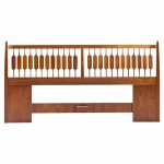 kipp stewart for drexel declaration mid century walnut king headboard