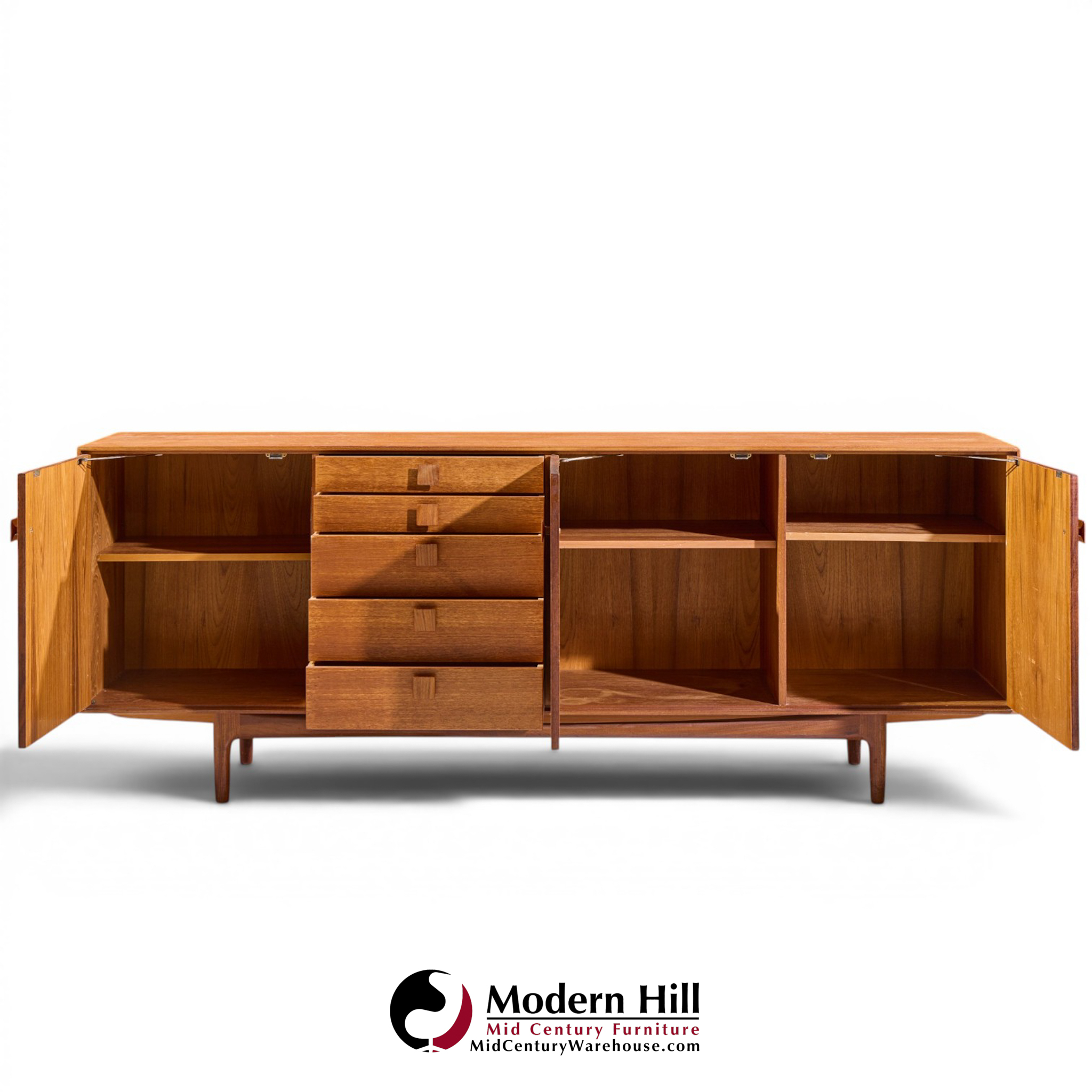 kofod larsen for g plan mid century danish teak sideboard credenza