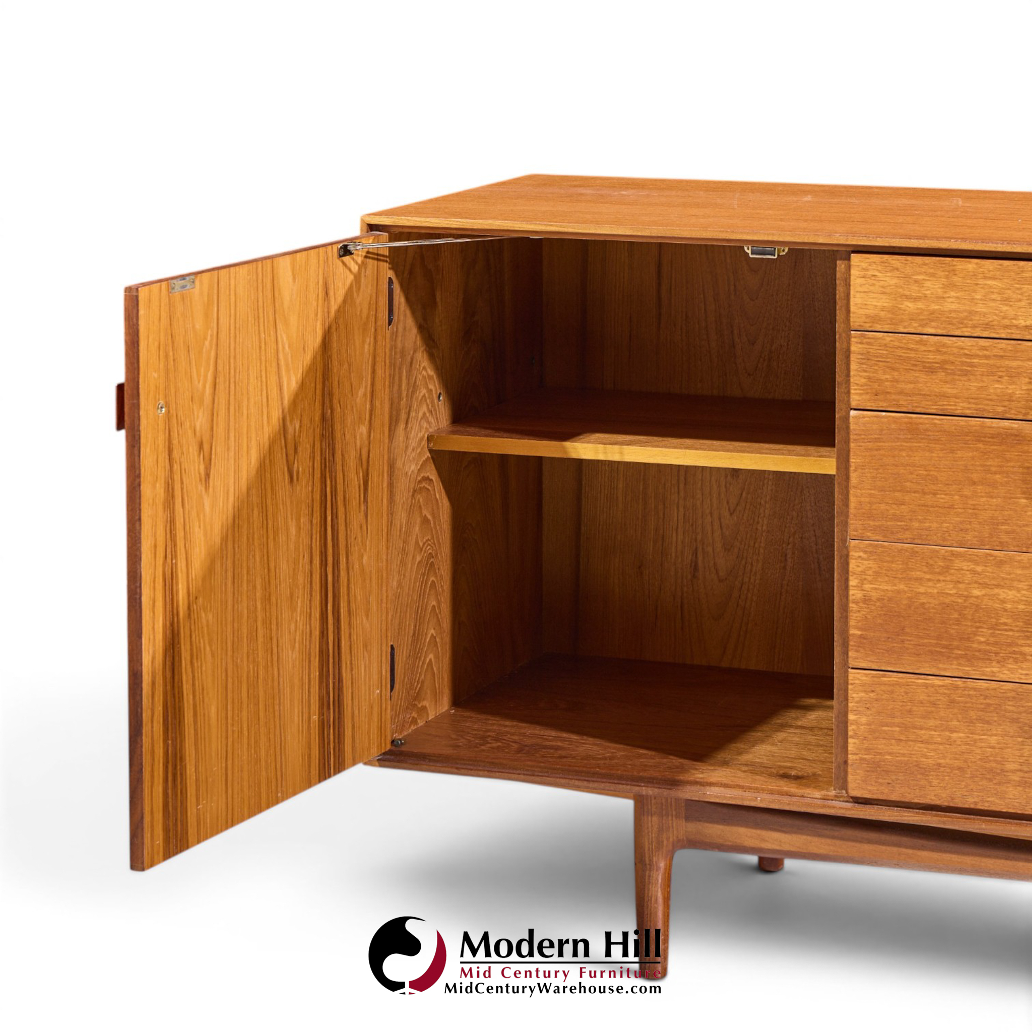 kofod larsen for g plan mid century danish teak sideboard credenza