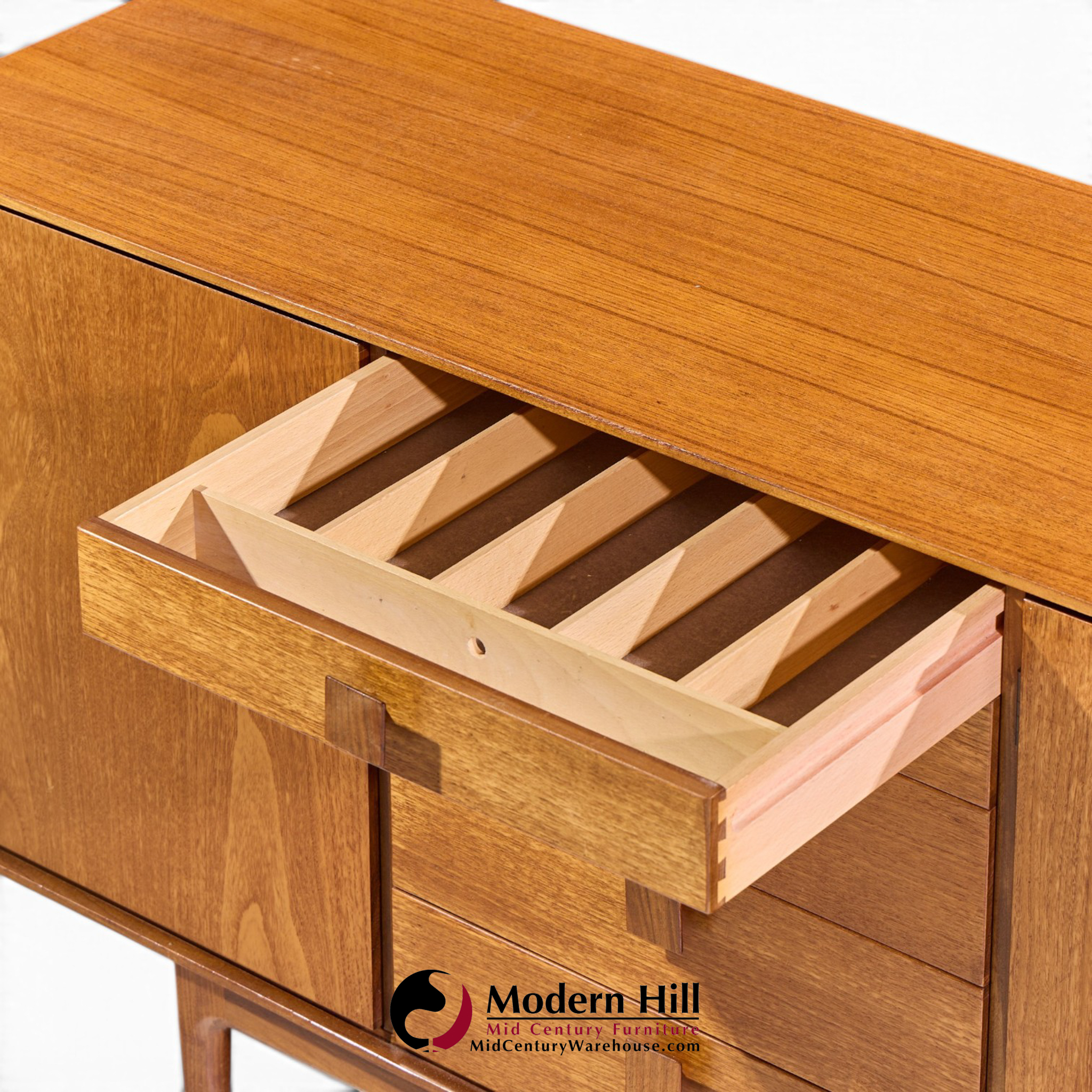kofod larsen for g plan mid century danish teak sideboard credenza