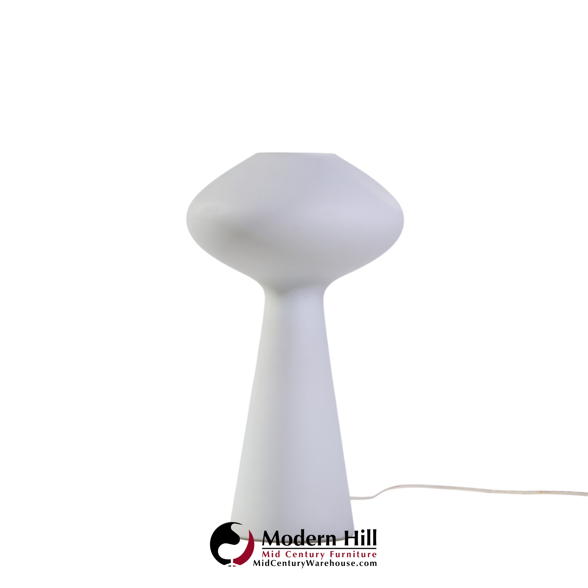 lisa johansson-pape mid century finnish hand blown glass lamps - pair
