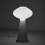 lisa johansson-pape mid century finnish hand blown glass lamps - pair