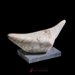 mid century abstract carved stone sculpture