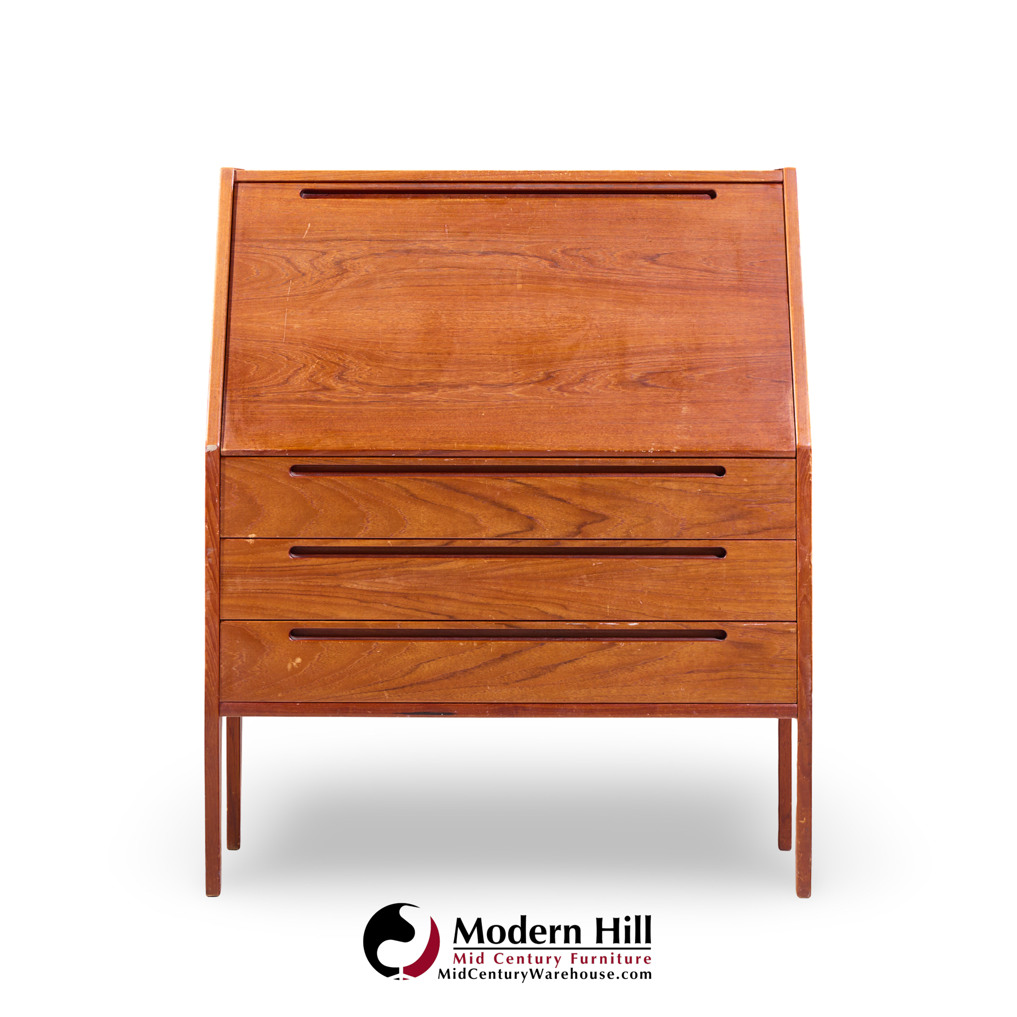 kai kristiansen for tørring møbelfabrik mid century danish teak secretary desk
