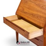 kai kristiansen for tørring møbelfabrik mid century danish teak secretary desk