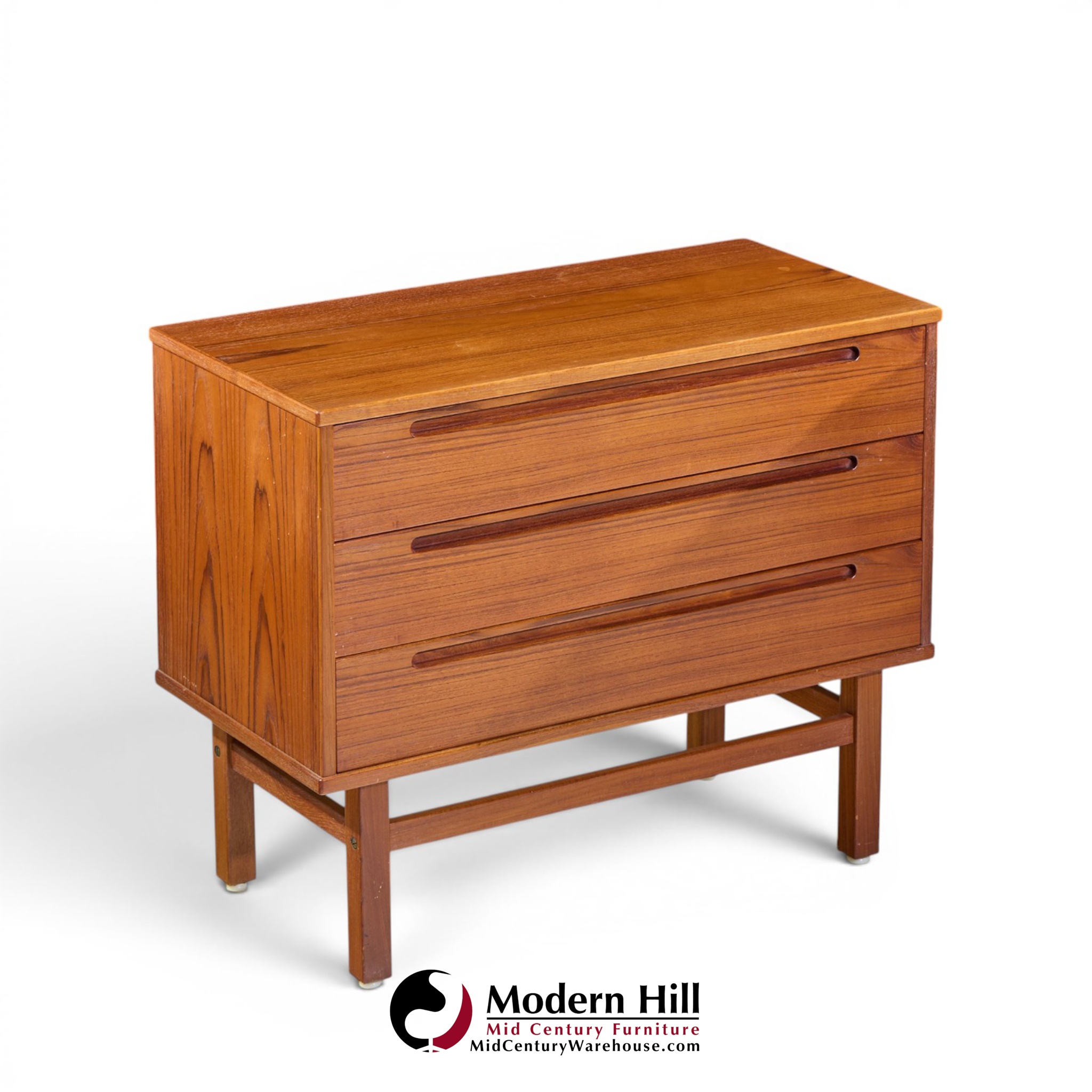 nils jonsson for tørring møbelfabrik mid century danish teak dresser chest of drawers - pair
