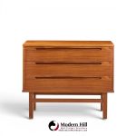 nils jonsson for tørring møbelfabrik mid century danish teak dresser chest of drawers - pair