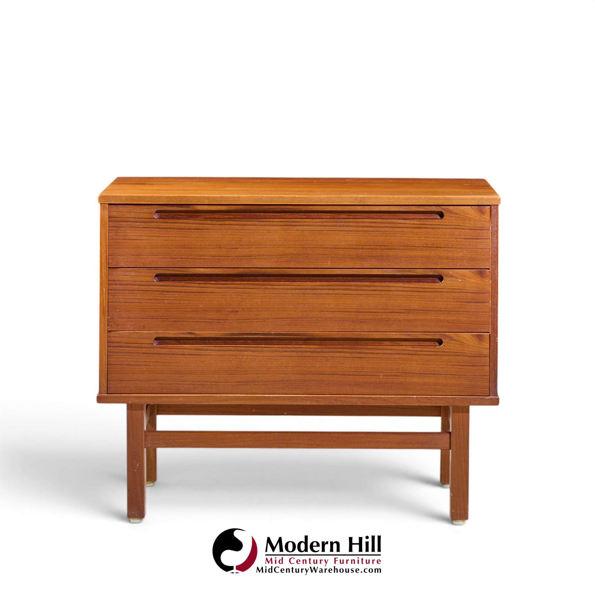 nils jonsson for tørring møbelfabrik mid century danish teak dresser chest of drawers - pair