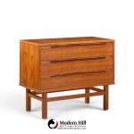 nils jonsson for tørring møbelfabrik mid century danish teak dresser chest of drawers - pair
