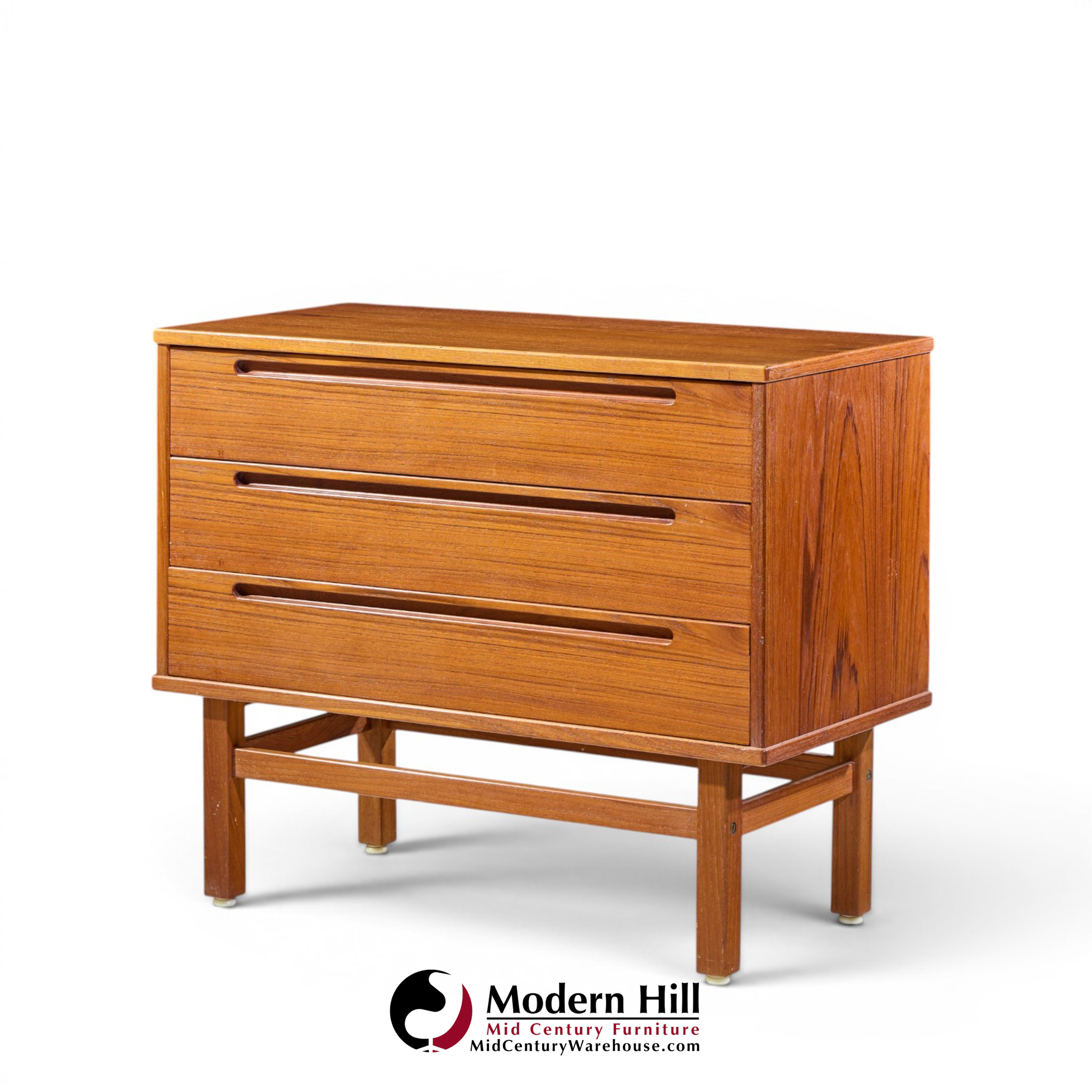 nils jonsson for tørring møbelfabrik mid century danish teak dresser chest of drawers - pair