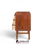 nils jonsson for tørring møbelfabrik mid century danish teak dresser chest of drawers - pair