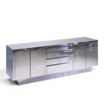 paul evans cityscape mid century chrome and stainless steel credenza